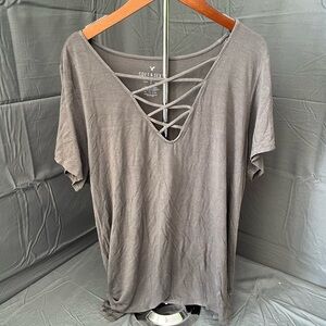 American eagle soft and sexy lace up top XL